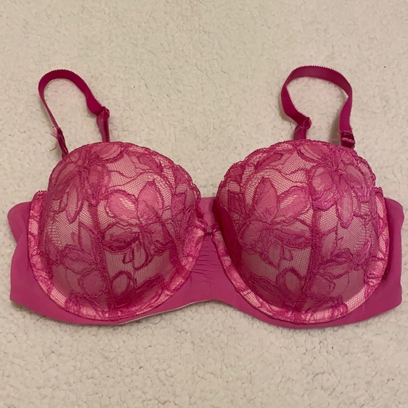 Victoria's Secret Other - Victoria’s Secret pink lace balconet bra 34D